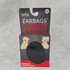 🆕NIB Sprigs EarBags Bandless Ear Warmers - Black